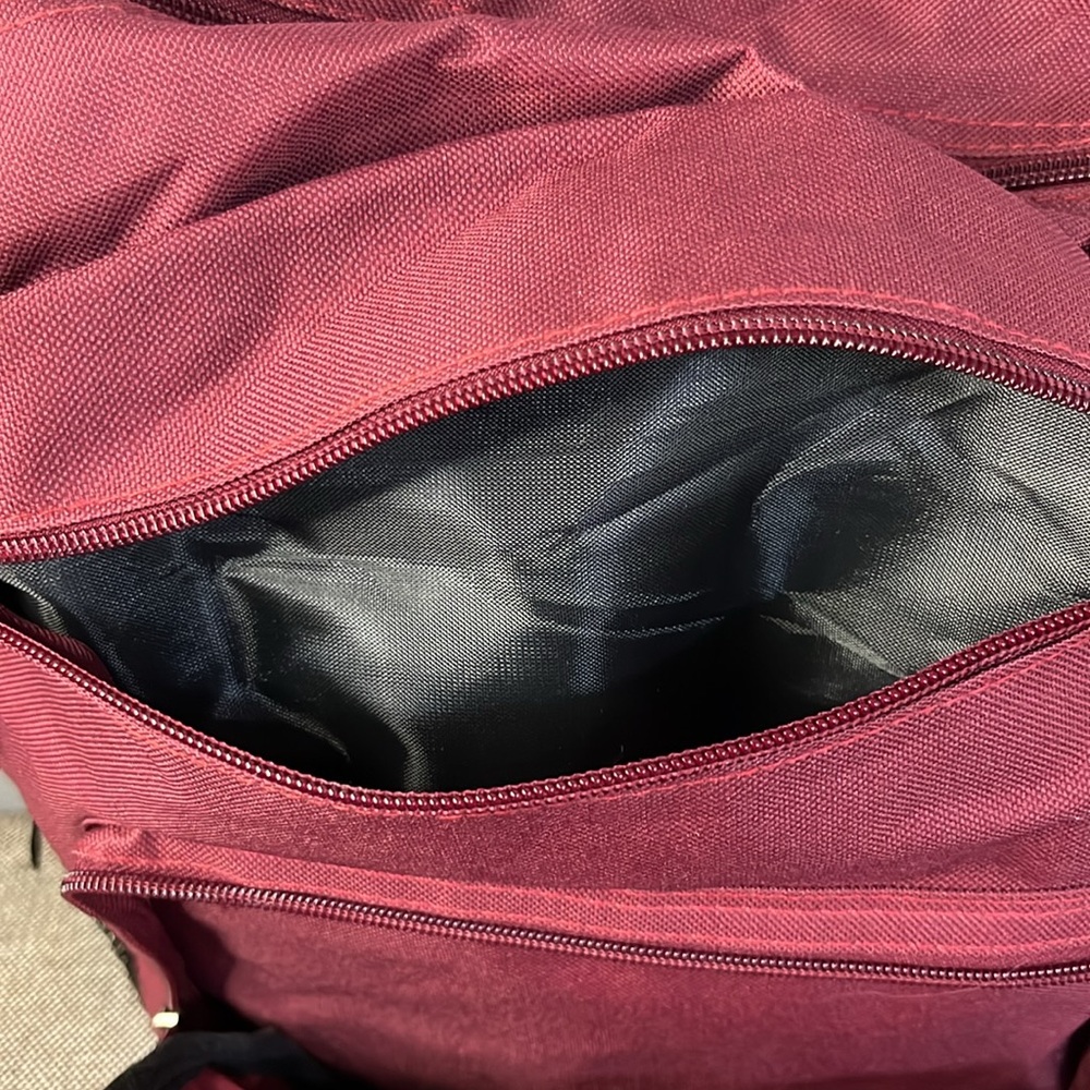 Summit Ridge cranberry colored backpack, NWT. - Picture 9 of 10